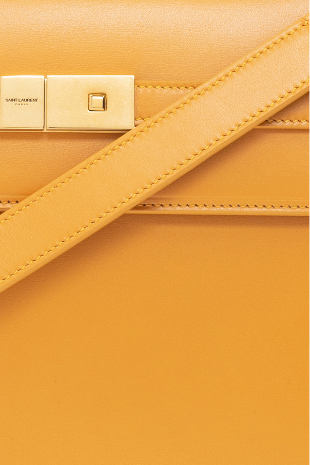 Saint Laurent 773697FAC0F2275 関税送料込 Saint Laurent Uptown Pouch In Canvas And Smooth Leather